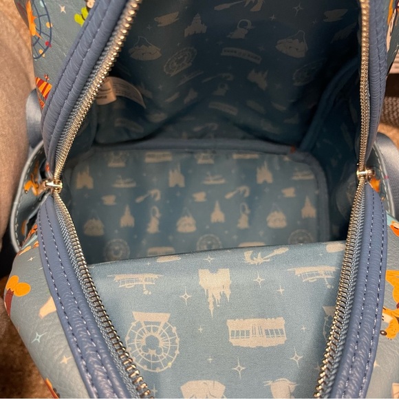 Loungefly Mickey & Friends Mini Backpack Brand New Without Tags - Picture 6 of 6